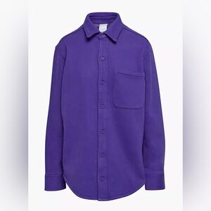 Aritzia Tna Cozy Boyfriend Fleece Shacket